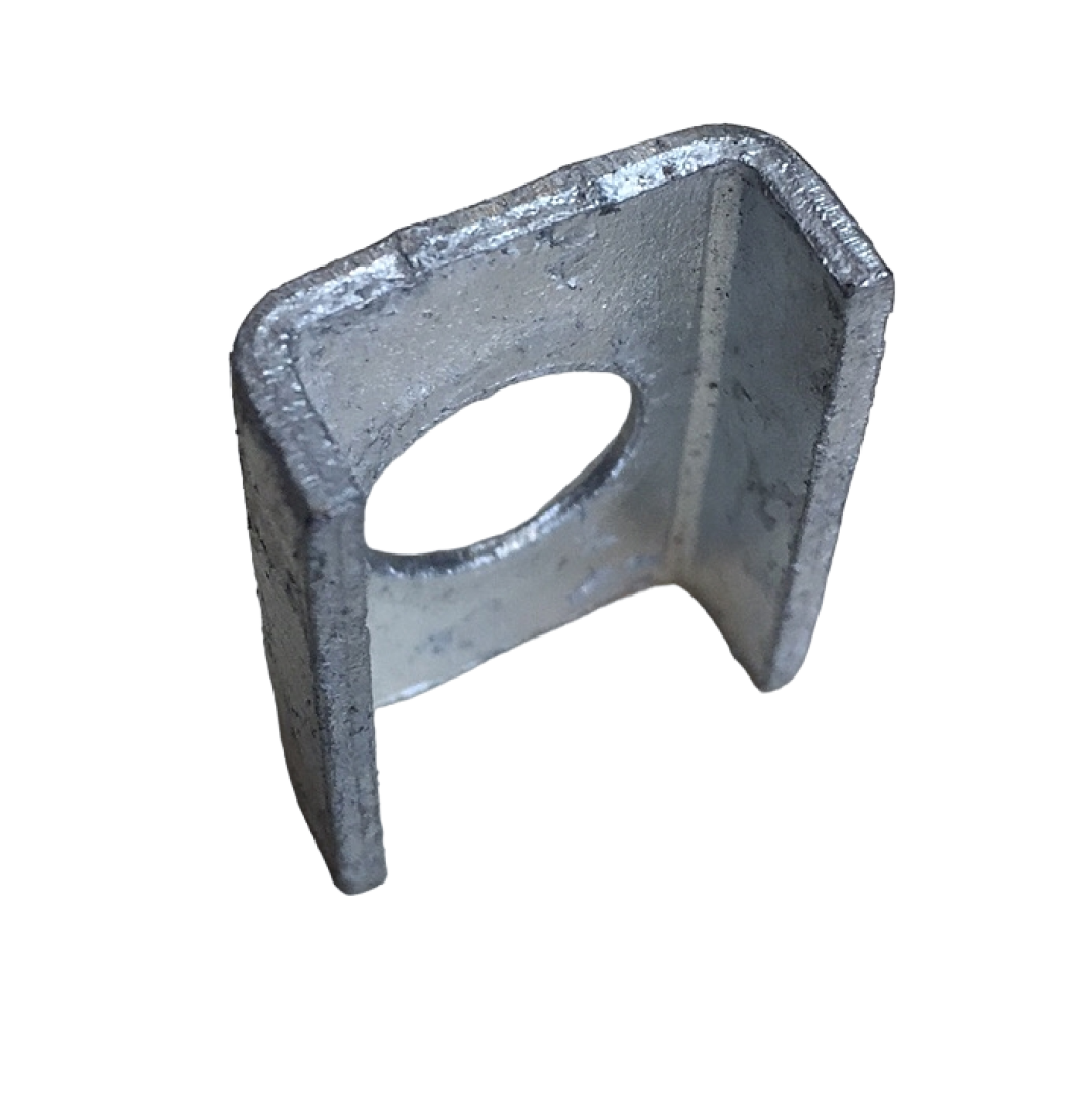 10x U-bracket upper part no. 23 for grating clamps for mesh size 30x10 resp. 33x11mm